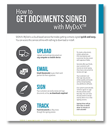 document signed