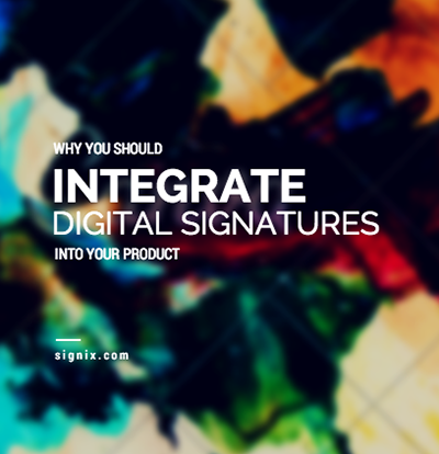 DIGITAL signature integration