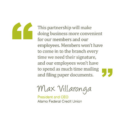 Alamo Federal credit union picks SIGNiX as their digital signature provider