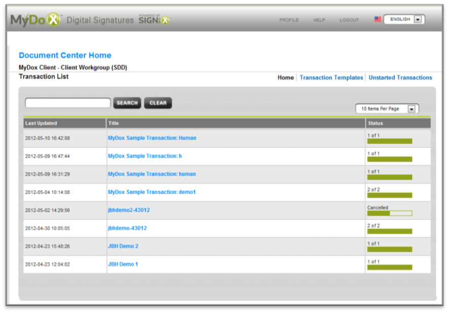 SIGNiX Document Center