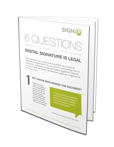 what makes a digital signature legal?