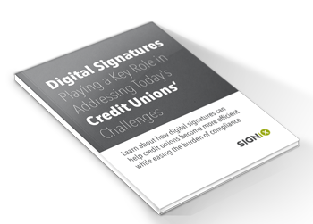 digital signatures for credit unions
