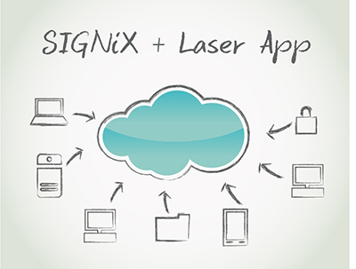 digital signatures laser app