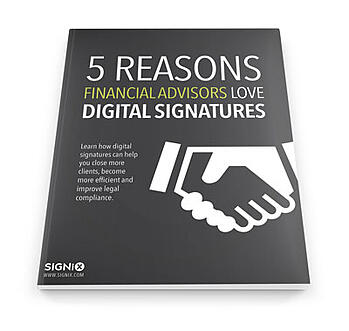 digital signatures financial advisors