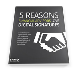 digital signatures for financial advisors