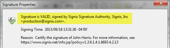 signature properties