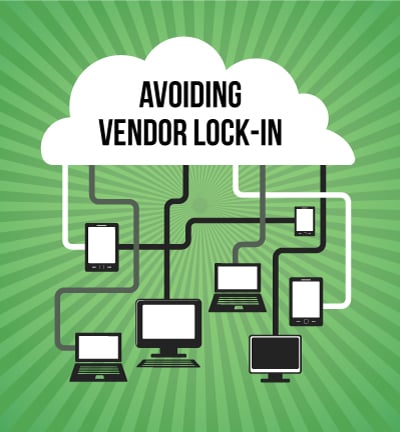 vendor lock in cloud software