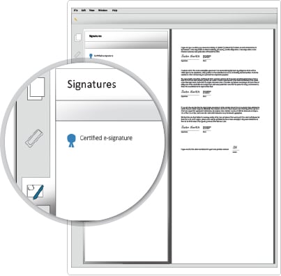 digital signature audit trail