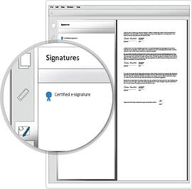 digital signature audit trail