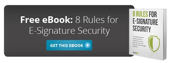 Free e-signature security eBook