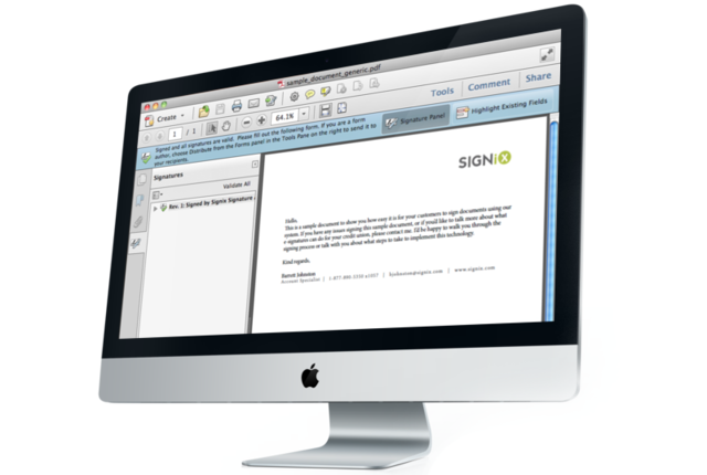 independent e-signature