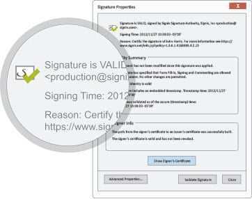 digital signature tampering