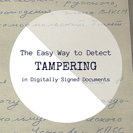 digital signature tampering