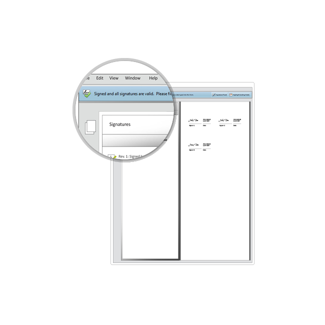 how to review signed documents signed document