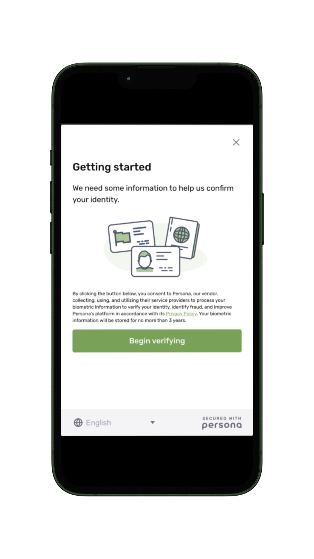 ID Verify - Begin Verifying - 1