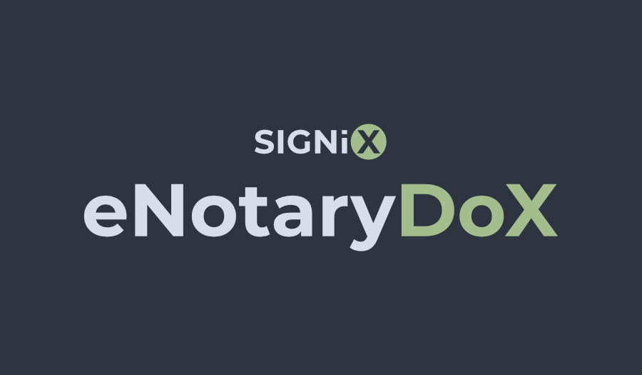 SIGNiX eNotaryDoX Enotary software for practicing notaries